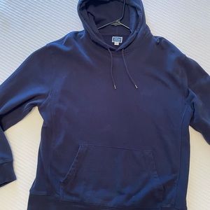 Men’s JCrew Navy Size Large pullover hoodie